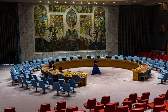 Sala del Consejo de Seguridad en la sede de las Naciones Unidas, en Nueva York.